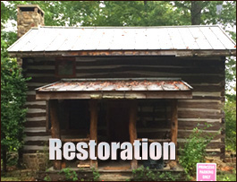 Historic Log Cabin Restoration  Dayton, Ohio